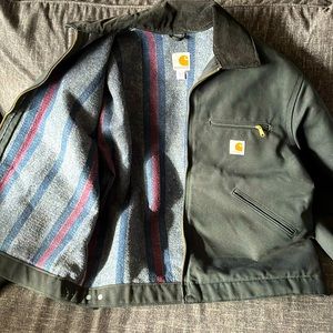 Men’s Large Black Carhartt Duck Jacket